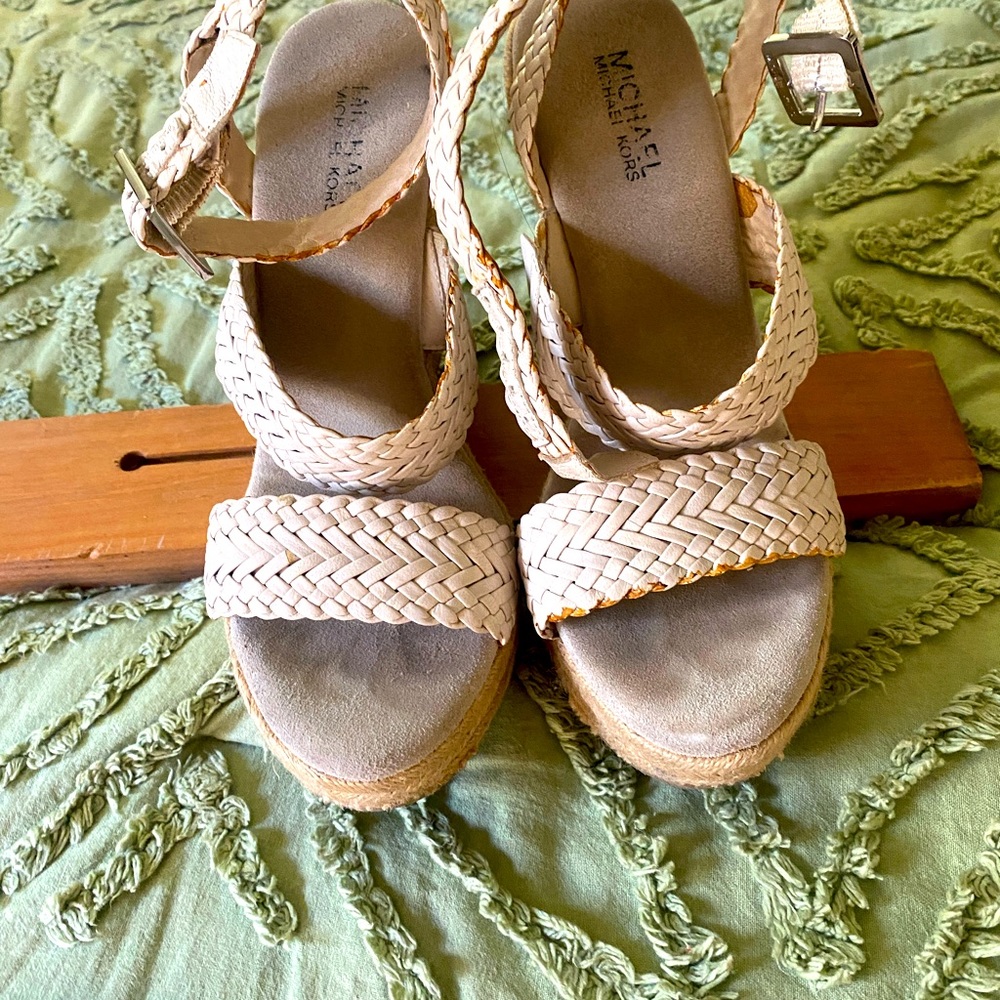 Michael Kors Braided Wedge Heels